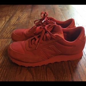 Red New Balance 501 series size 7